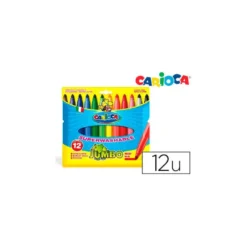 Rotulador Carioca Jumbo grueso lavable caja 12 rotuladores