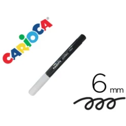 ROTULADOR CARIOCA JUMBO LAVABLE NEGRO PUNTA GRUESA 6 MM