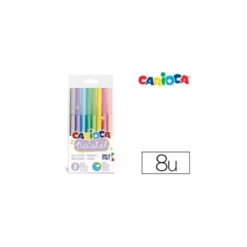 Rotulador Carioca Pastel Pack 8 Colores surtidos