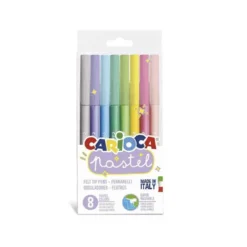 Rotulador Carioca Pastel Pack 8 Colores surtidos