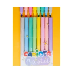 Rotulador Carioca Pastel Pack 8 Colores surtidos