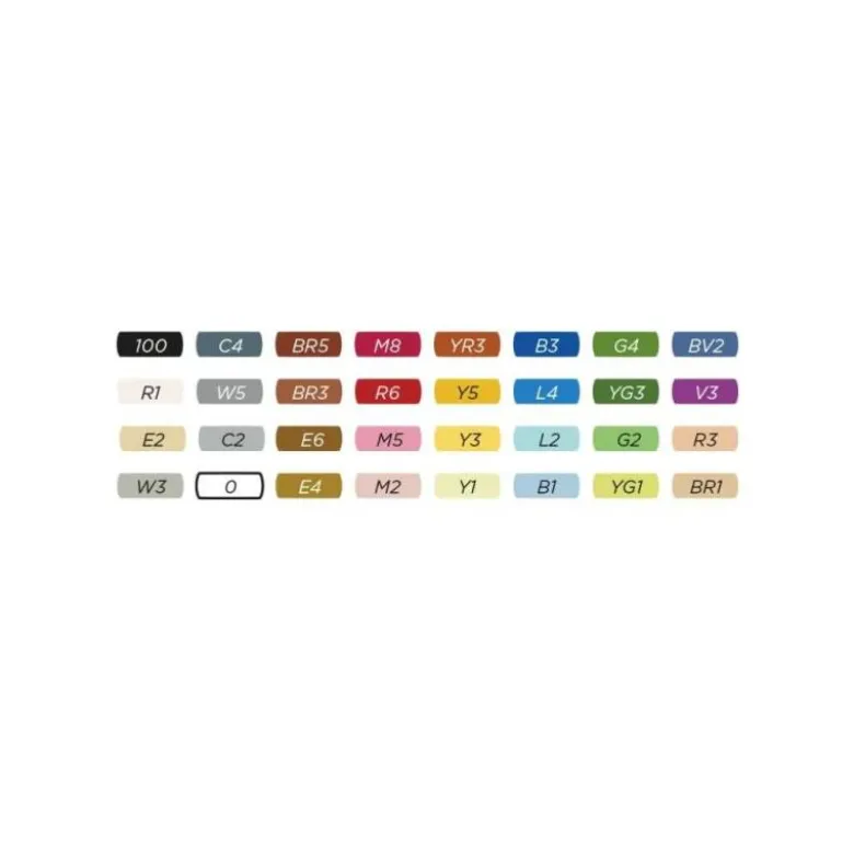 ROTULADOR CARIOCA PLUS SKETCH MARKER DOBLE PUNTA PINCEL Y BISELADA CAJA PREMIUM 32 UNIDADES COLORES SURTIDOS