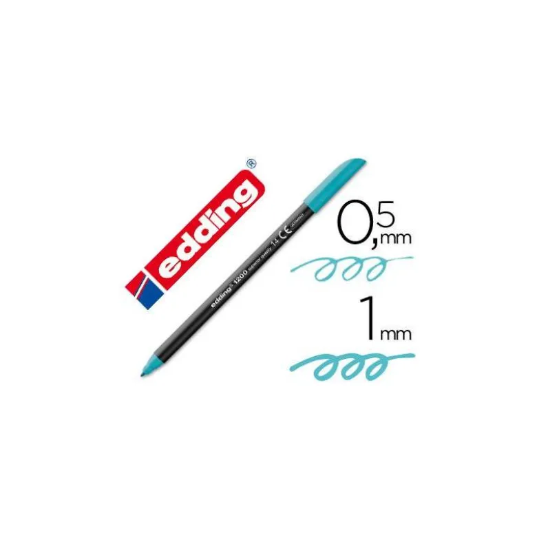 Rotulador Edding 1200 azul turquesa nº 14