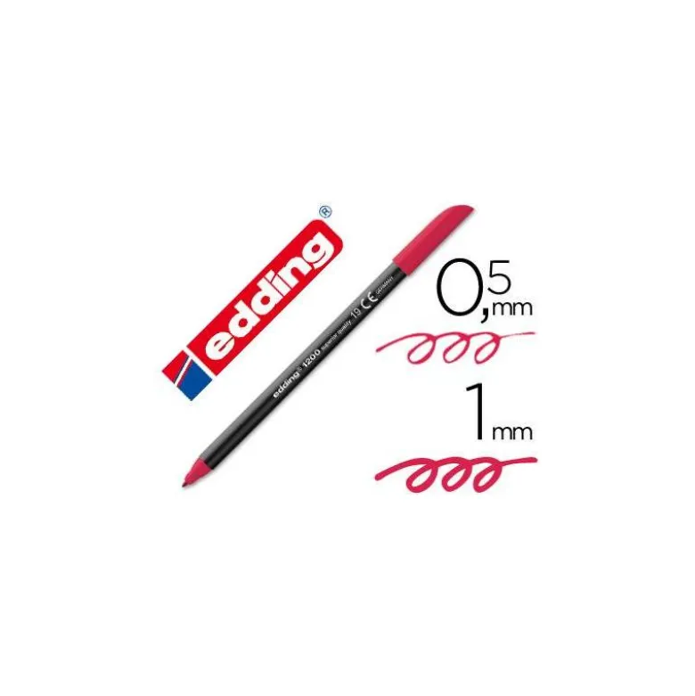 Rotulador Edding 1200 carmin nº 19