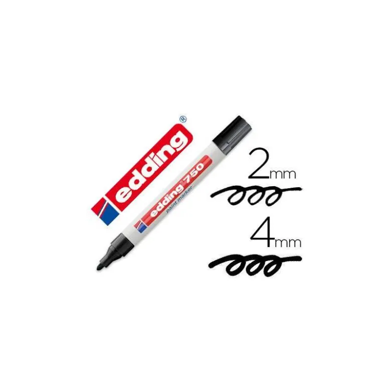 Rotulador Edding 750 color Negro