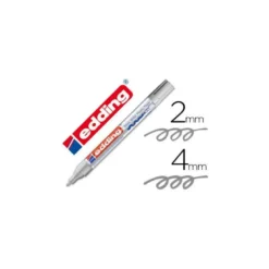Rotulador Edding 750 color Plata
