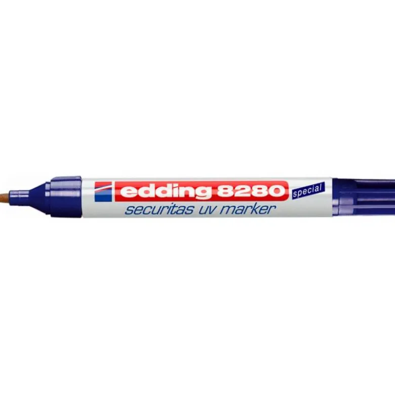 ROTULADOR EDDING MARCADOR DE SEGURIDAD VISIBLE BAJO LA LUZ ULTRAVIOLETA PUNTA REDONDA 1,5 MM
