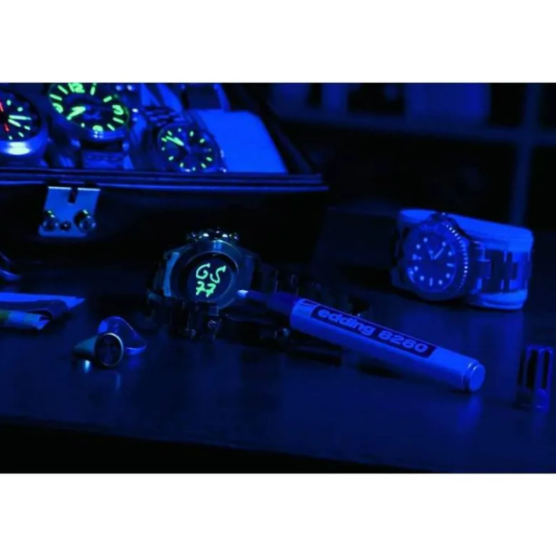 ROTULADOR EDDING MARCADOR DE SEGURIDAD VISIBLE BAJO LA LUZ ULTRAVIOLETA PUNTA REDONDA 1,5 MM
