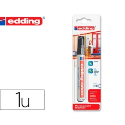ROTULADOR EDDING MARCADOR PERMANENTE 3000 NEGRO N.1 PUNTA REDONDA 1,5-3 MM BLISTER DE 1 UNIDAD