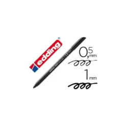 Rotulador Edding 1200 negro nº 1