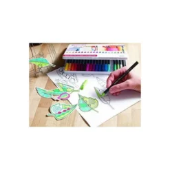 ROTULADOR EDDING PUNTA FIBRA 1200 VERDE N.4 PUNTA REDONDA 0.5 MM BLISTER DE 2 UNIDADES