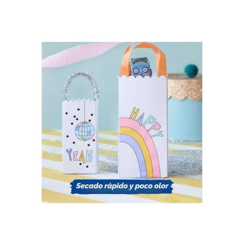 ROTULADOR EDDING PUNTA FIBRA 1200 PUNTA REDONDA 0,5 MM GLITTER BASICO CAJA DE 4 UNIDADES COLORES SURTIDOS
