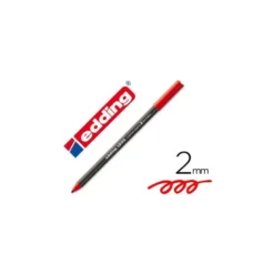 Rotulador Edding 1300 rojo