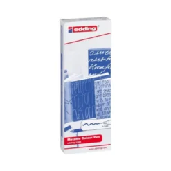 Rotulador Edding 1200 verde metalizado nº 74
