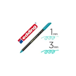 Rotulador Edding 1200 verde metalizado nº 74