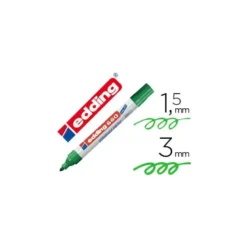 Rotulador Edding 660 verde recargable para pizarra blanca