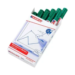 Rotulador Edding 660 verde recargable para pizarra blanca