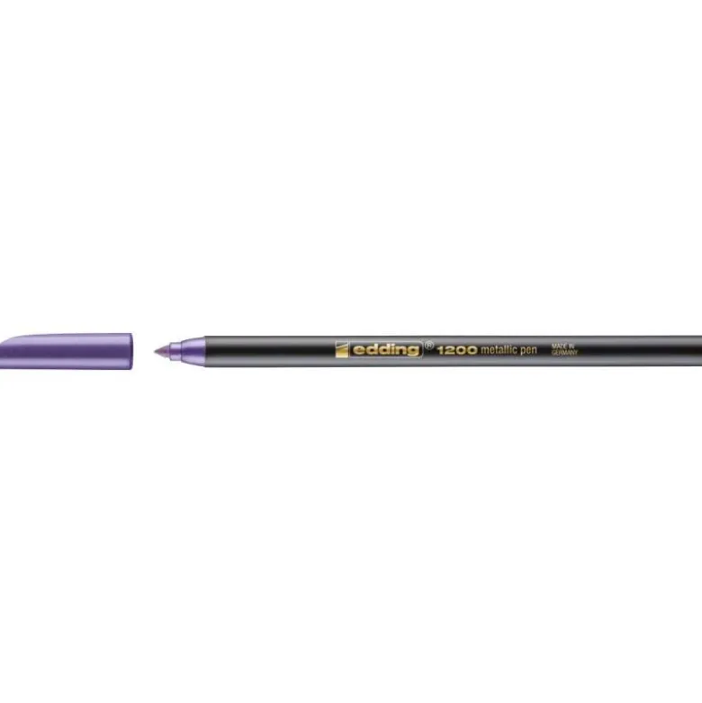 Rotulador Edding 1200 violeta metalizado