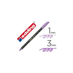 Rotulador Edding 1200 violeta metalizado