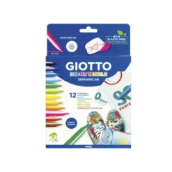 Rotuladores Decor textil Giotto Punta Gruesa Caja de 12 unidades