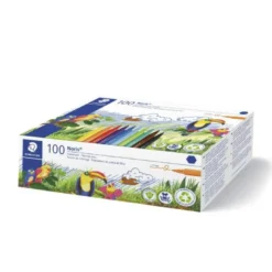 Rotuladores Staedtler Noris Club Punta Fina 1mm de Colores Surtidos Caja de 100 unidades
