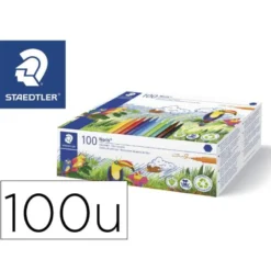 Rotuladores Staedtler Noris Club Punta Fina 1mm de Colores Surtidos Caja de 100 unidades