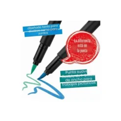 ROTULADOR FABER CASTELL EDICION BLACK PUNTA DE PINCEL CAJA DE 10 UNIDADES COLORES SURTIDOS