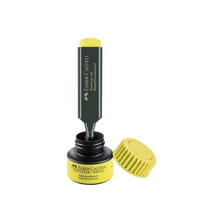 ROTULADOR FABER CASTELL FLUORESCENTE TEXTLINER 48-07 AMARILLO BLISTER DE 1 UNIDAD