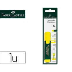 ROTULADOR FABER CASTELL FLUORESCENTE TEXTLINER 48-07 AMARILLO BLISTER DE 1 UNIDAD