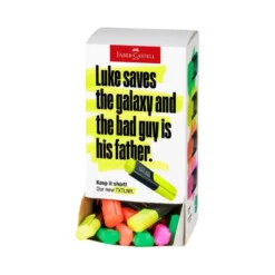 ROTULADOR FABER CASTELL NEON TXTLNR FLUORESCENTE EXPOSITOR DE 60 UNIDADES COLORES SURTIDOS