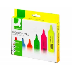 Rotulador Fluorescente Q-Connect Estuche 6