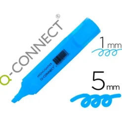 Rotulador fluorescente Q-Connect azul