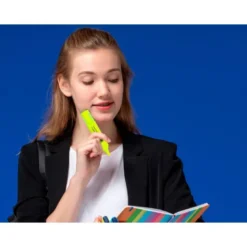 Rotulador fluorescente Q-Connect amarillo