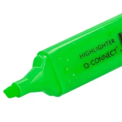 Rotulador fluorescente Q-Connect verde