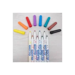 Rotulador Giotto Turbo Glietter Tinta con Purpurina Caja de 8 colores