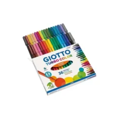 Rotulador Giotto Turbo punta media lavable caja 36 rotuladores