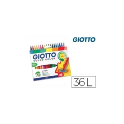 Rotulador Giotto Turbo punta media lavable caja 36 rotuladores