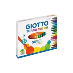 Rotulador Giotto Turbo punta media lavable caja 36 rotuladores