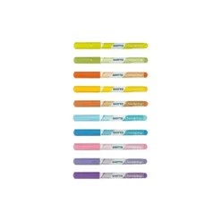 ROTULADOR GIOTTO TURBO SOFT BRUSH PASTEL PUNTA DE PINCEL CAJA DE 10 UNIDADES COLORES SURTIDOS