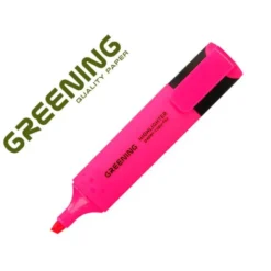 ROTULADOR GREENING FLUORESCENTE PUNTA BISELADA ROSA