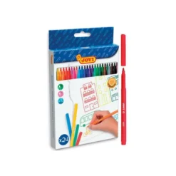 Rotulador Jovi fino lavable caja 24 rotuladores