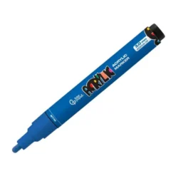 ROTULADOR LIDERPAPEL ACRYLIC BASE AGUA TODO TIPO DE SUPERFICIE PUNTA REDONDA 3 MM AZUL
