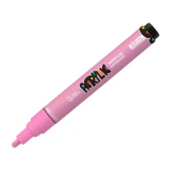 ROTULADOR LIDERPAPEL ACRYLIC BASE AGUA TODO TIPO DE SUPERFICIE PUNTA REDONDA 3 MM ROSA CLARO