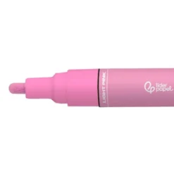 ROTULADOR LIDERPAPEL ACRYLIC BASE AGUA TODO TIPO DE SUPERFICIE PUNTA REDONDA 3 MM ROSA CLARO