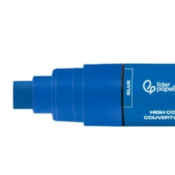 ROTULADOR LIDERPAPEL ACRYLIC BASE AGUA TODO TIPO DE SUPERFICIE PUNTA RECTANGULAR 10 MM AZUL
