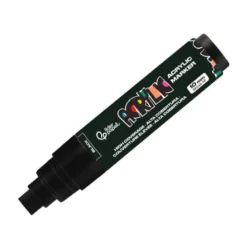 ROTULADOR LIDERPAPEL ACRYLIC BASE AGUA TODO TIPO DE SUPERFICIE PUNTA RECTANGULAR 10 MM NEGRO