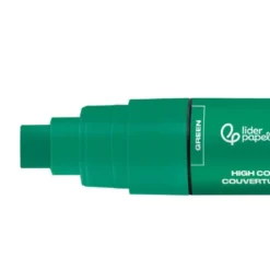 ROTULADOR LIDERPAPEL ACRYLIC BASE AGUA TODO TIPO DE SUPERFICIE PUNTA RECTANGULAR 10 MM VERDE