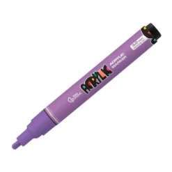 ROTULADOR LIDERPAPEL ACRYLIC BASE AGUA TODO TIPO DE SUPERFICIE PUNTA REDONDA 3 MM MALVA
