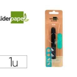 ROTULADOR LIDERPAPEL ECOUSE DETECTOR DE BILLETES FALSOS CUERPO PLASTICO 100% RECICLADO EN BLISTER