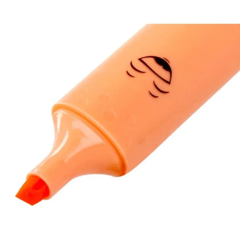 ROTULADOR LIDERPAPEL FLUORESCENTE PASTEL PUNTA BISELADA ESTUCHE DE 6 UNIDADES COLORES SURTIDOS